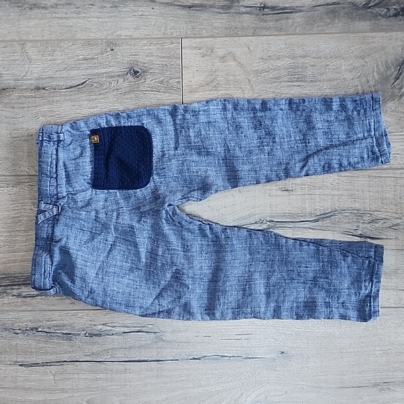 Zara Linen Pants 2T - Picture 2 of 4